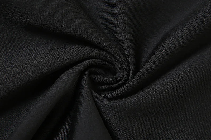 Black Gothic Cyberpunk Bodysuit