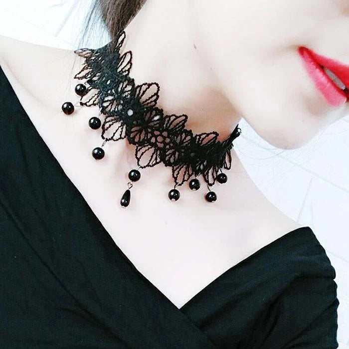 Vintage Choker Lace Necklace for Women