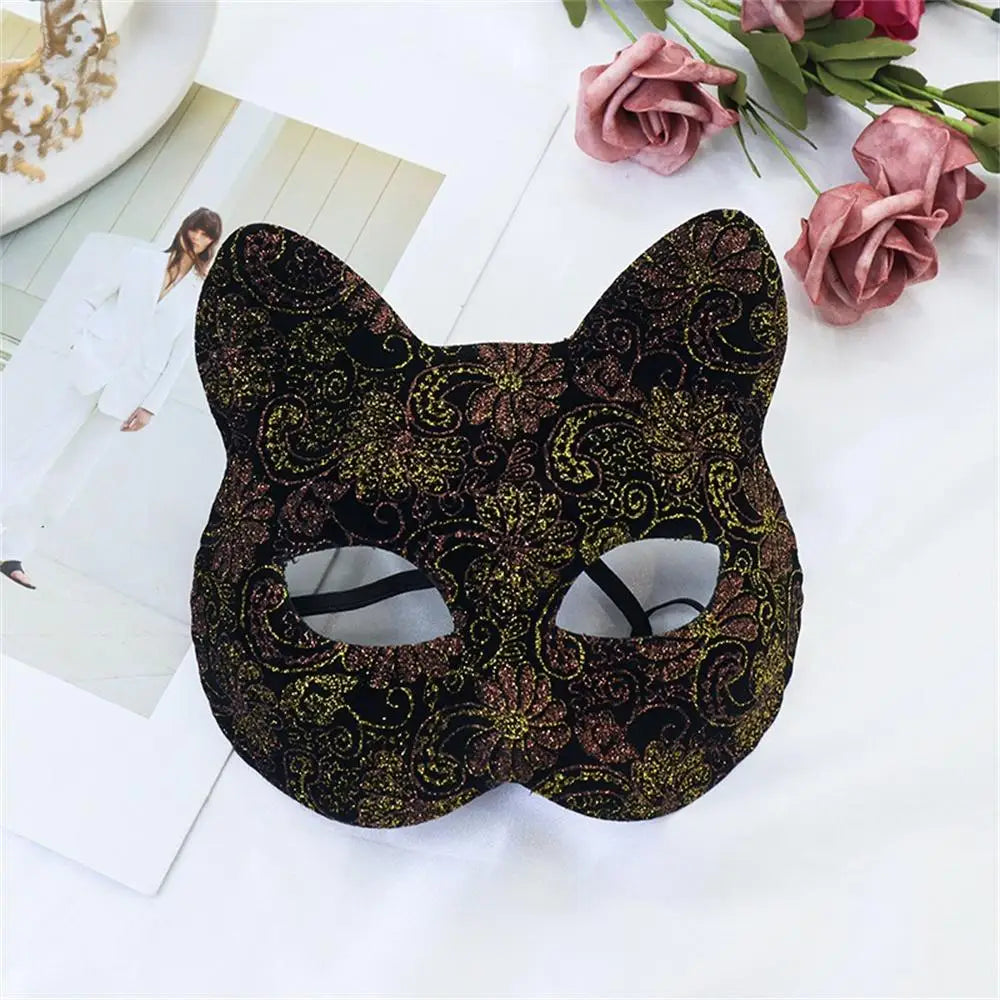 Sexy Cosplay Lace Cat Mask for Women