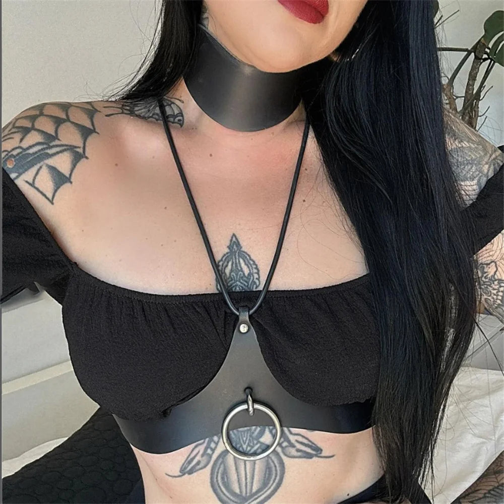 PU Leather Punk Belt - Great Nightclub Accessory