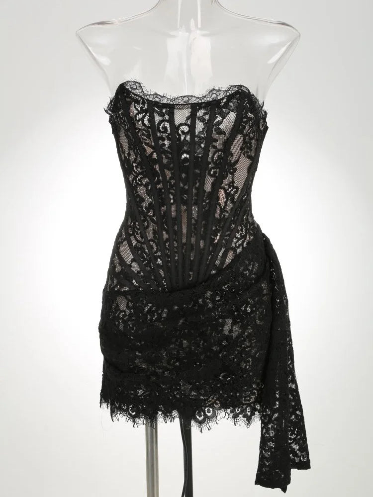 Gothic Neo-Gothic Punk Vintage Dress Lace
