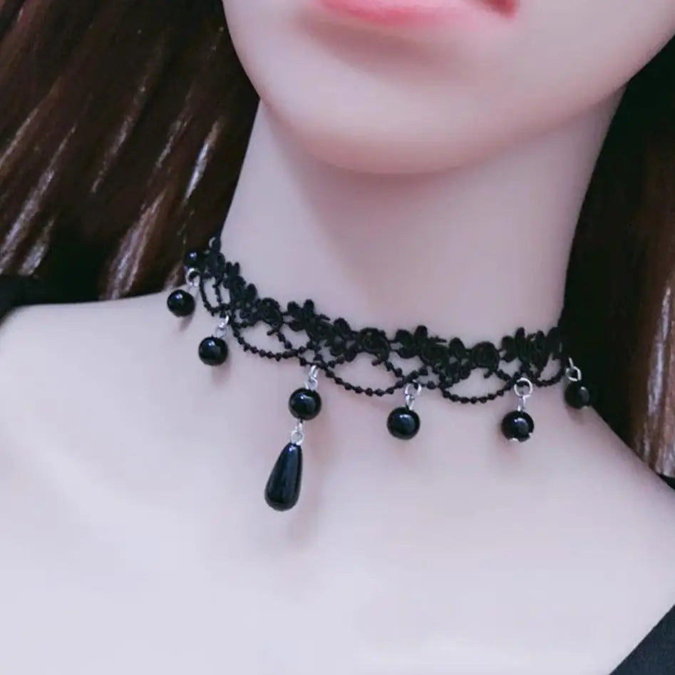 Vintage Choker Lace Necklace for Women
