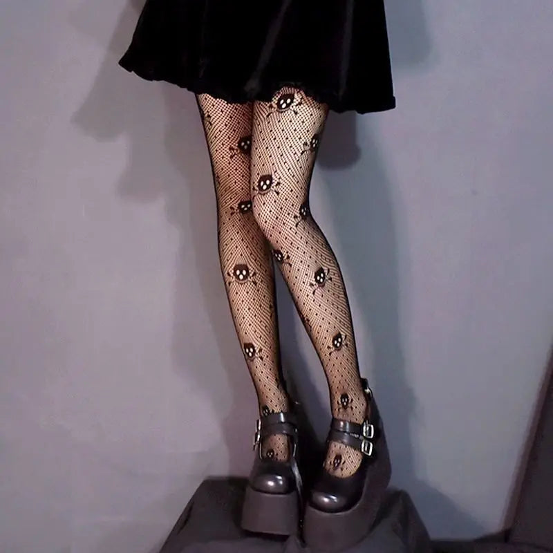 Gothic Neo-Gothic Punk Vintage Stocking