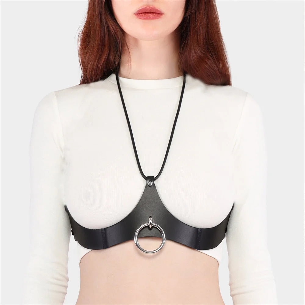 PU Leather Punk Belt - Great Nightclub Accessory