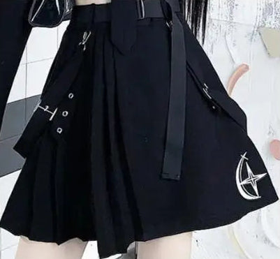 Harajuku Two-Piece Skirt Long Sleeve
