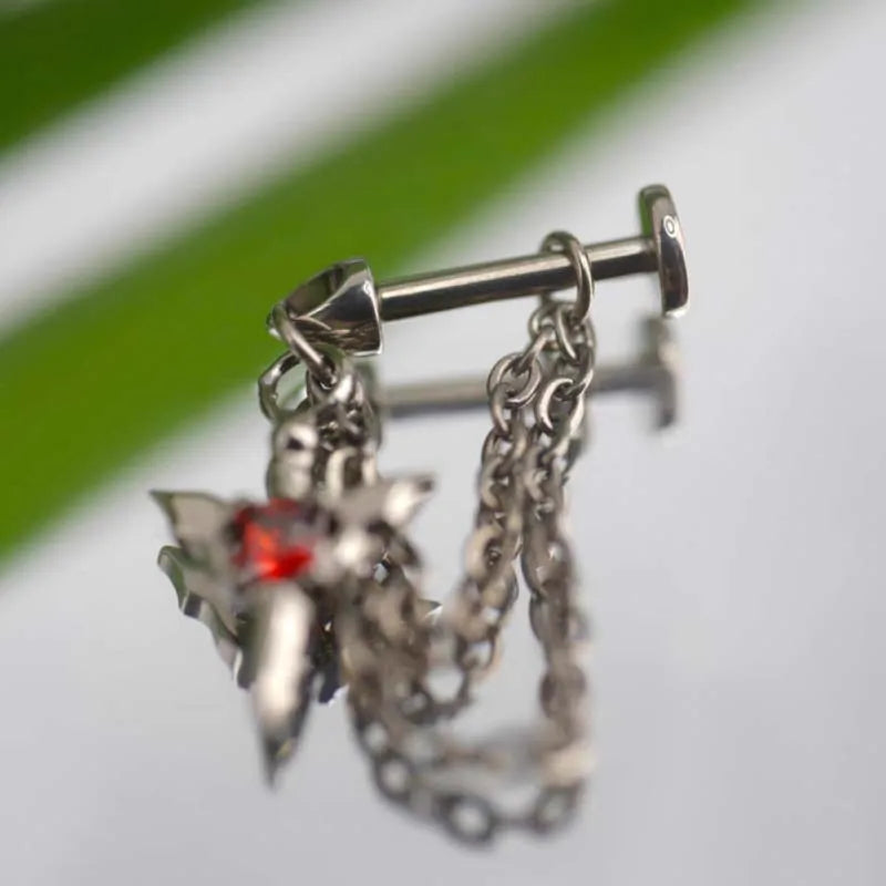 Gothic Neo Gothic Steampunk Vintage Punk Earring Y2K Chain