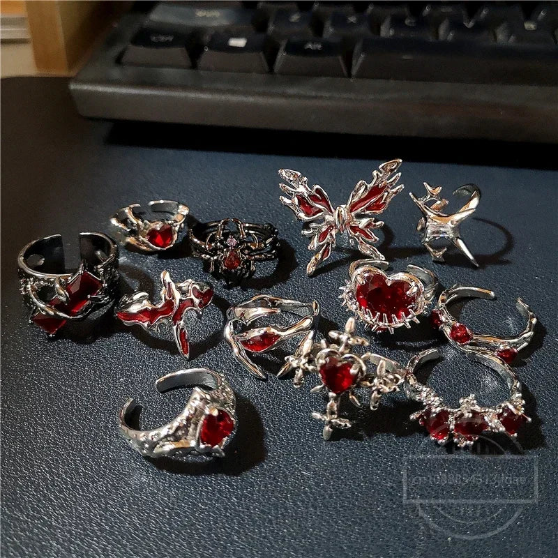 Gothic Neo Gothic Steampunk Vintage Ring Y2K