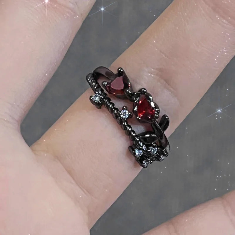 Gothic Neo Gothic Steampunk Vintage Ring Y2K