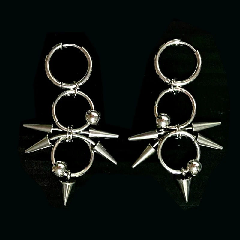 Gothic Neo Gothic Steampunk Vintage Victorian Earring Rock Chain