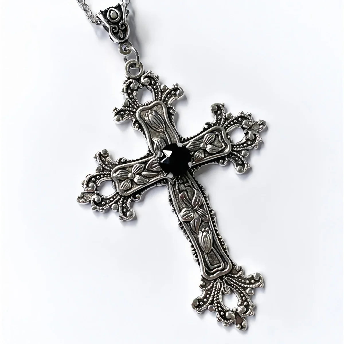 Gothic Neo-Gothic Y2K Pendant Steampunk Necklace Cross