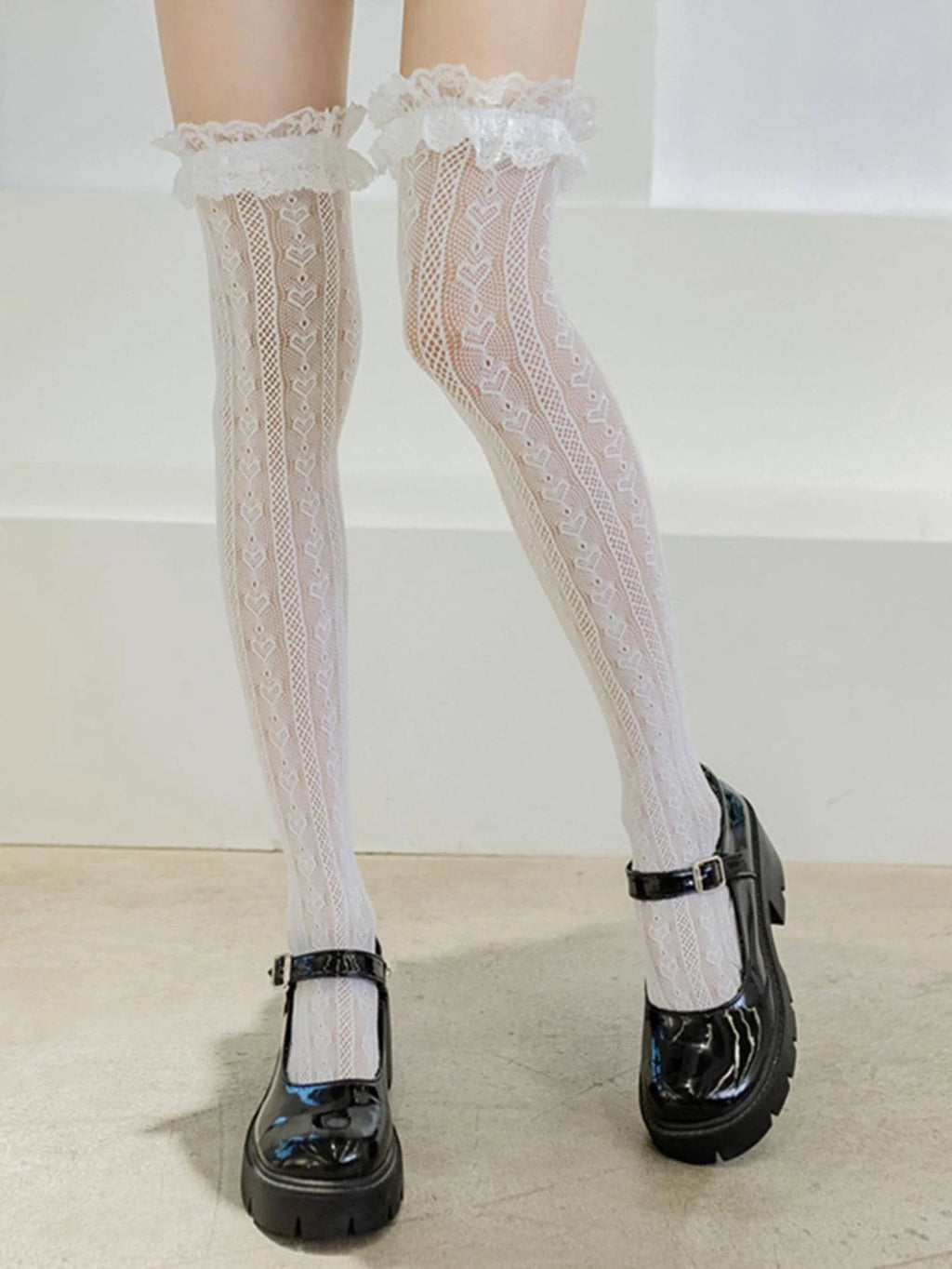 Gothic Steampunk Stockings Lingerie Lace