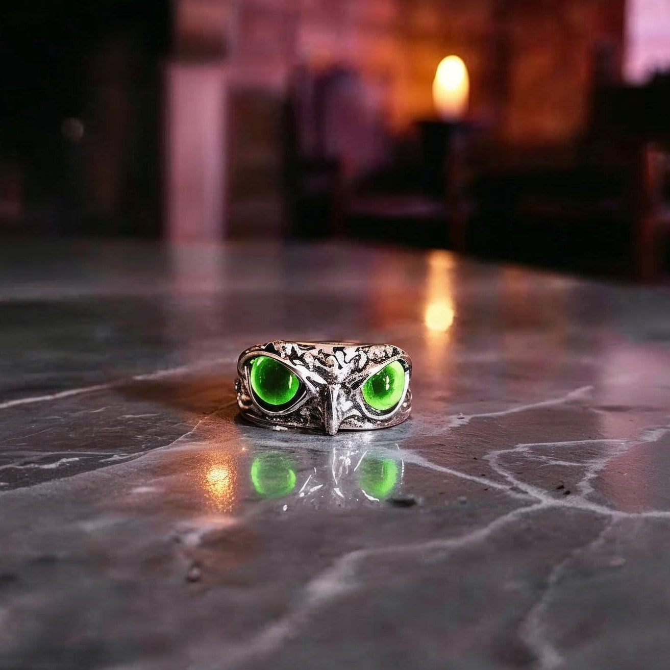 Vintage Gothic Unisex Owl Ring