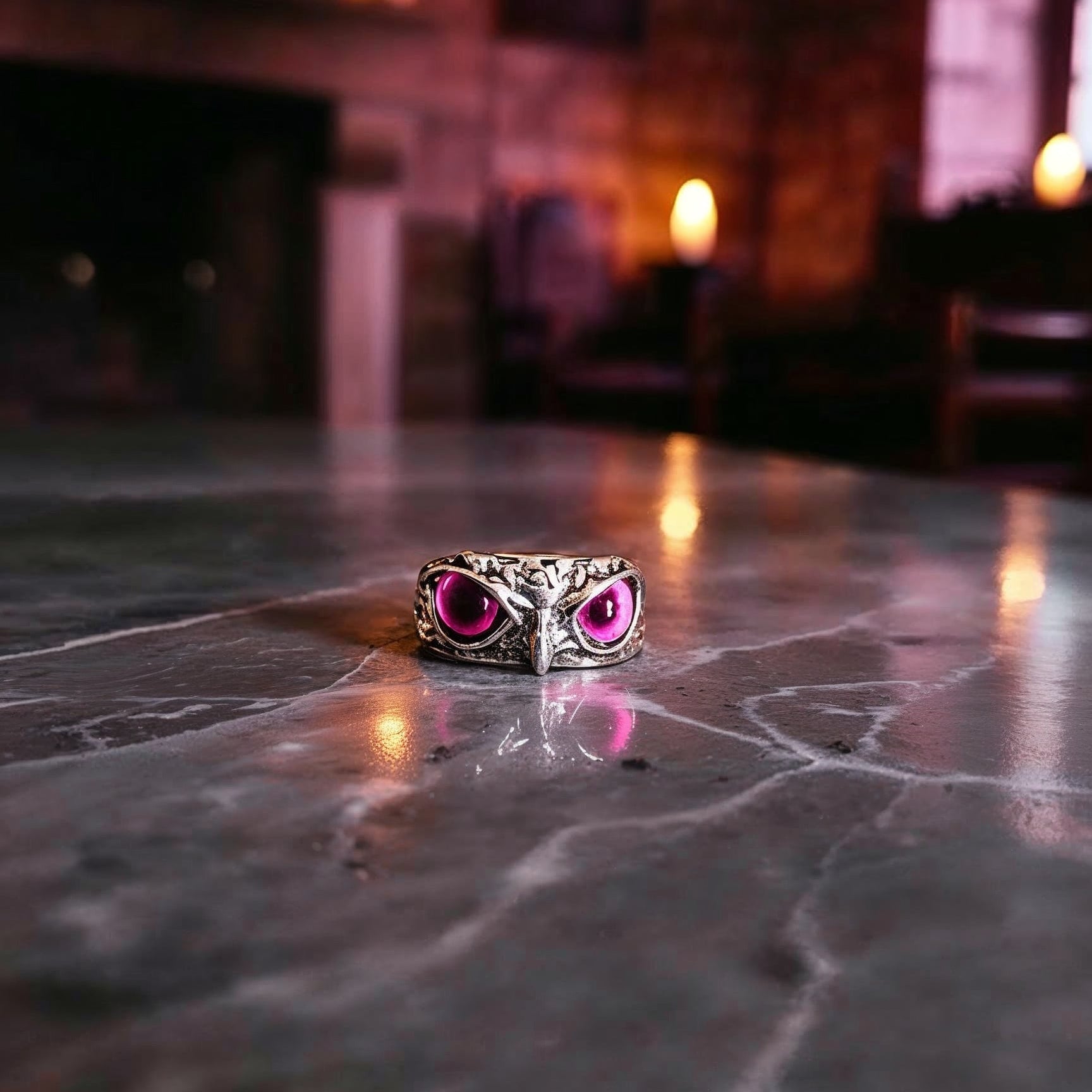 Vintage Gothic Unisex Owl Ring