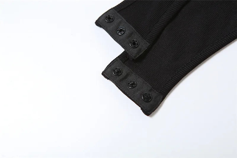 Punk Gothic Neo-Gothic Steampunk Victorian Crop Top Y2K Bodysuit