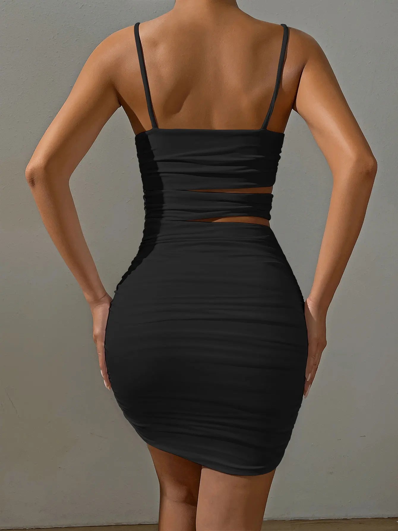 Spaghetti Strap Mini Dress Party Outfit