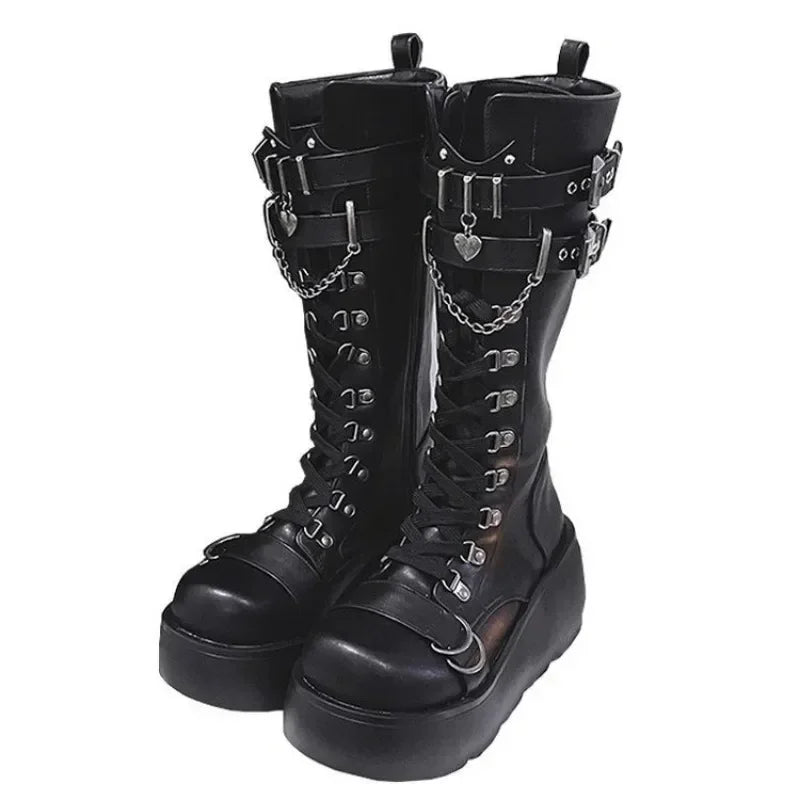 Steampunk Gothic Neo-Gothic Punk Vintage Boots Knee Boots
