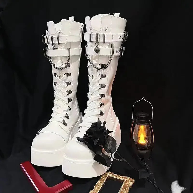 Steampunk Gothic Neo-Gothic Punk Vintage Boots Knee Boots