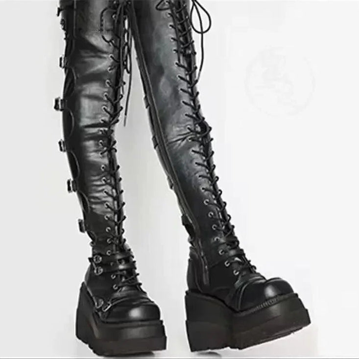 Steampunk Gothic Neo-Gothic Punk Vintage Boots Knee Boots Cosplay