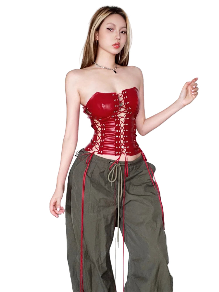 Steampunk Gothic Neo-Gothic Punk Vintage Crop Top Corset
