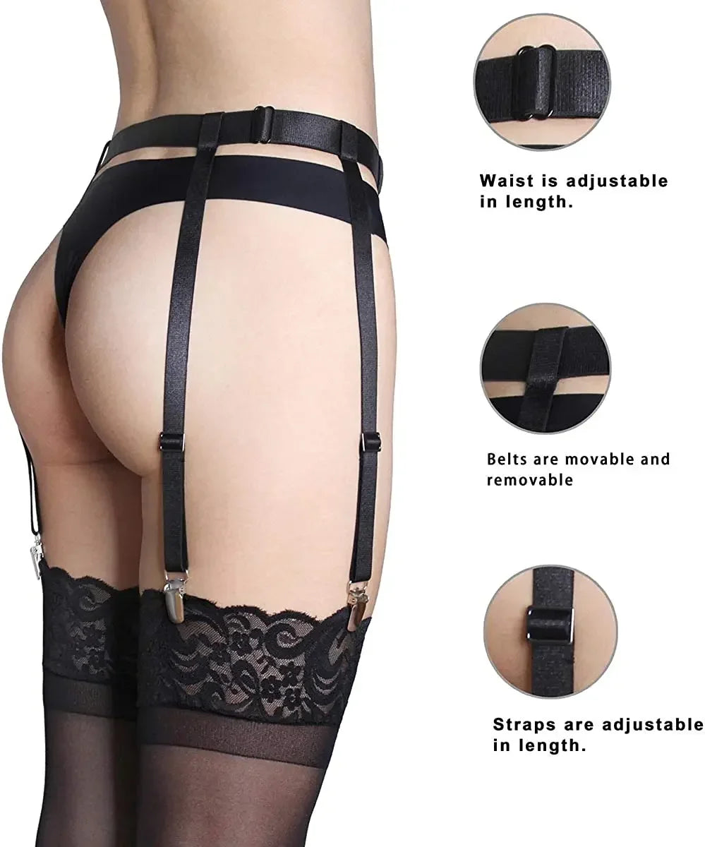 Steampunk Gothic Neo-Gothic Punk Vintage Garter Belt Suspender Stocking Belt
