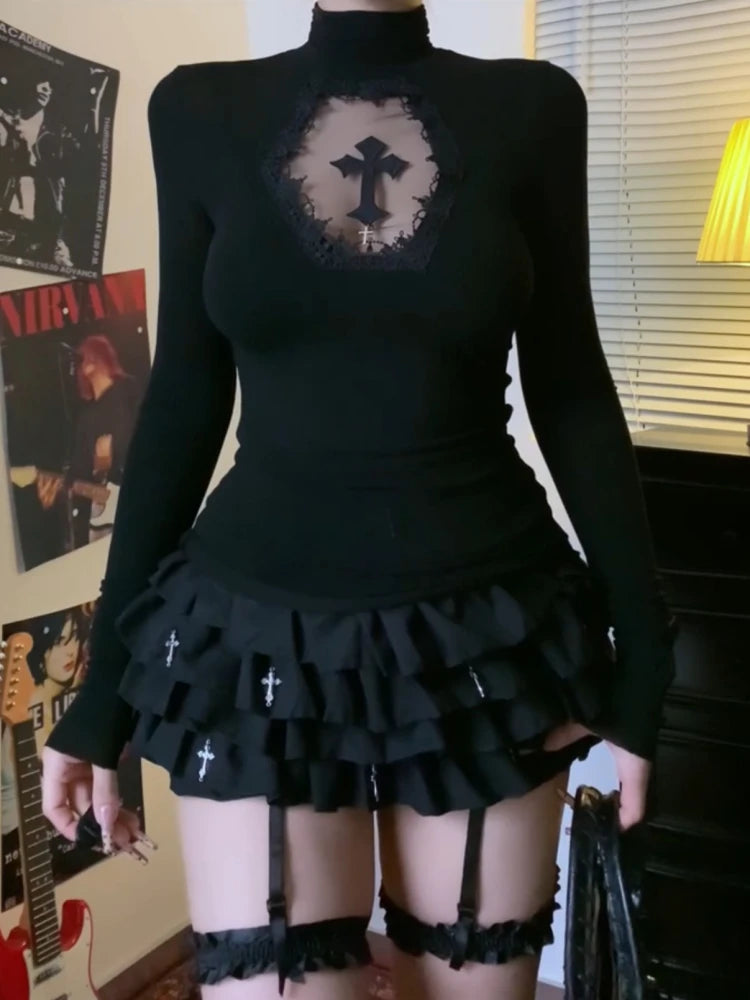 Steampunk Gothic Neo-Gothic Punk Vintage Long Sleeve