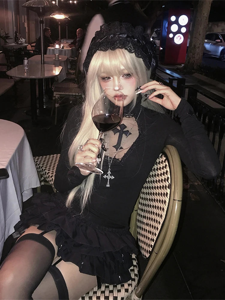 Steampunk Gothic Neo-Gothic Punk Vintage Long Sleeve