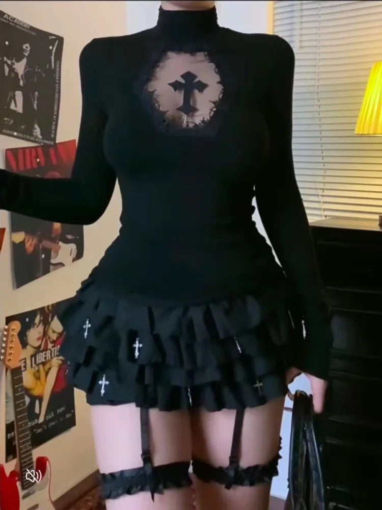 Steampunk Gothic Neo-Gothic Punk Vintage Long Sleeve