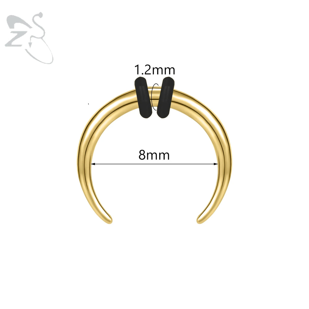 Steampunk Gothic Neo-Gothic Punk Vintage Piercing Buffalo Stainless Steel