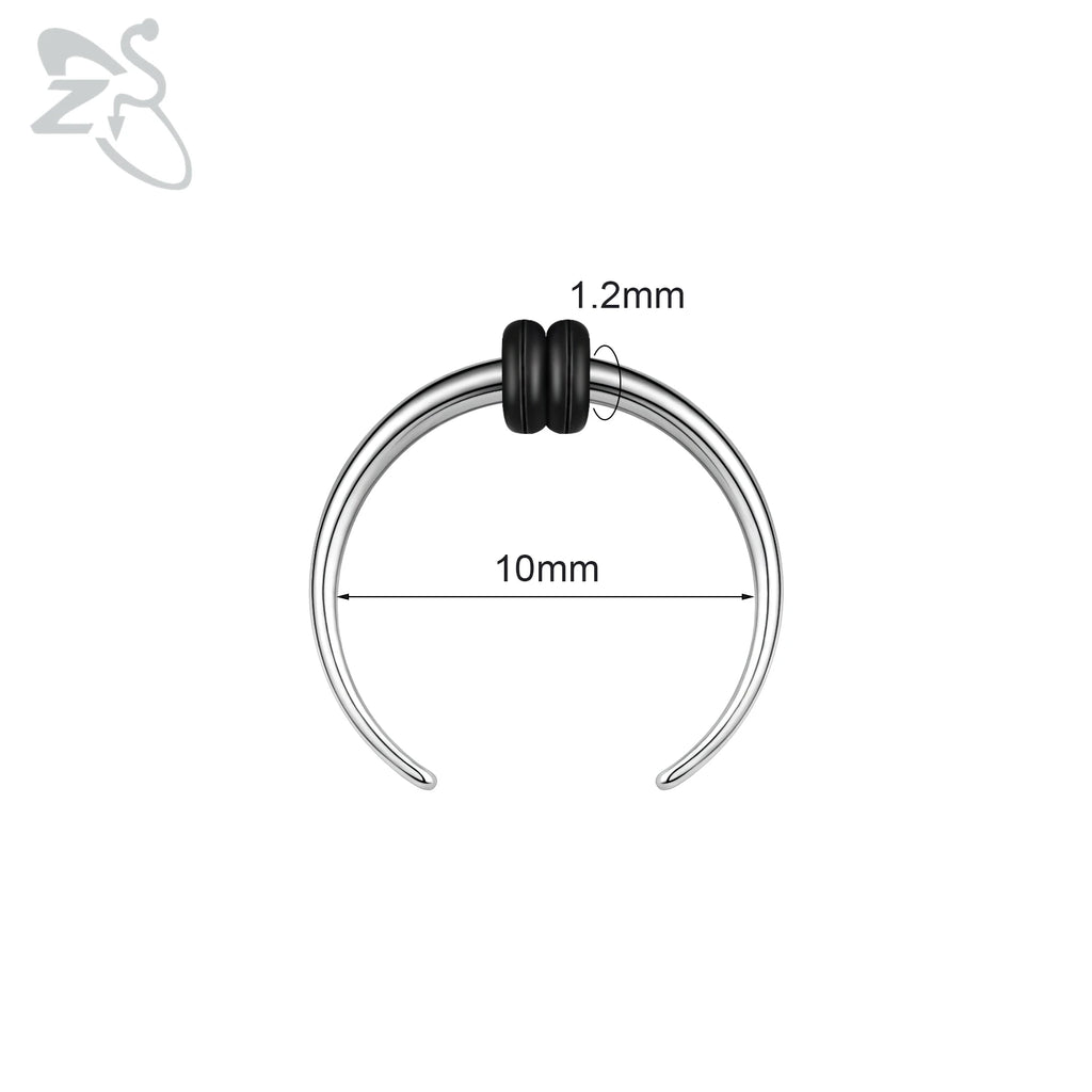 Steampunk Gothic Neo-Gothic Punk Vintage Piercing Buffalo Stainless Steel