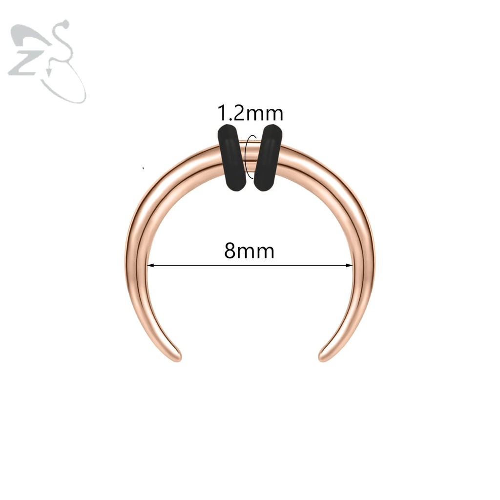 Steampunk Gothic Neo-Gothic Punk Vintage Piercing Buffalo Stainless Steel