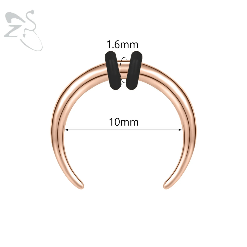 Steampunk Gothic Neo-Gothic Punk Vintage Piercing Buffalo Stainless Steel