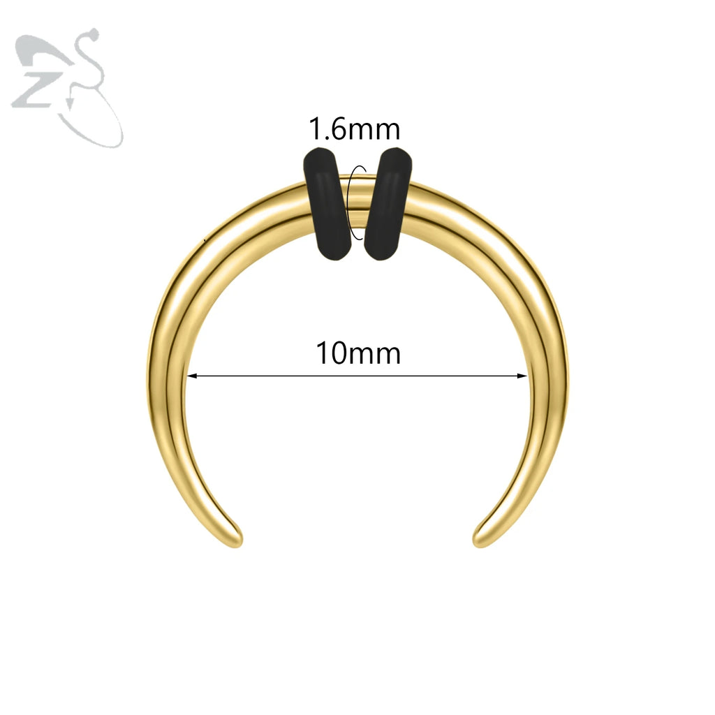 Steampunk Gothic Neo-Gothic Punk Vintage Piercing Buffalo Stainless Steel