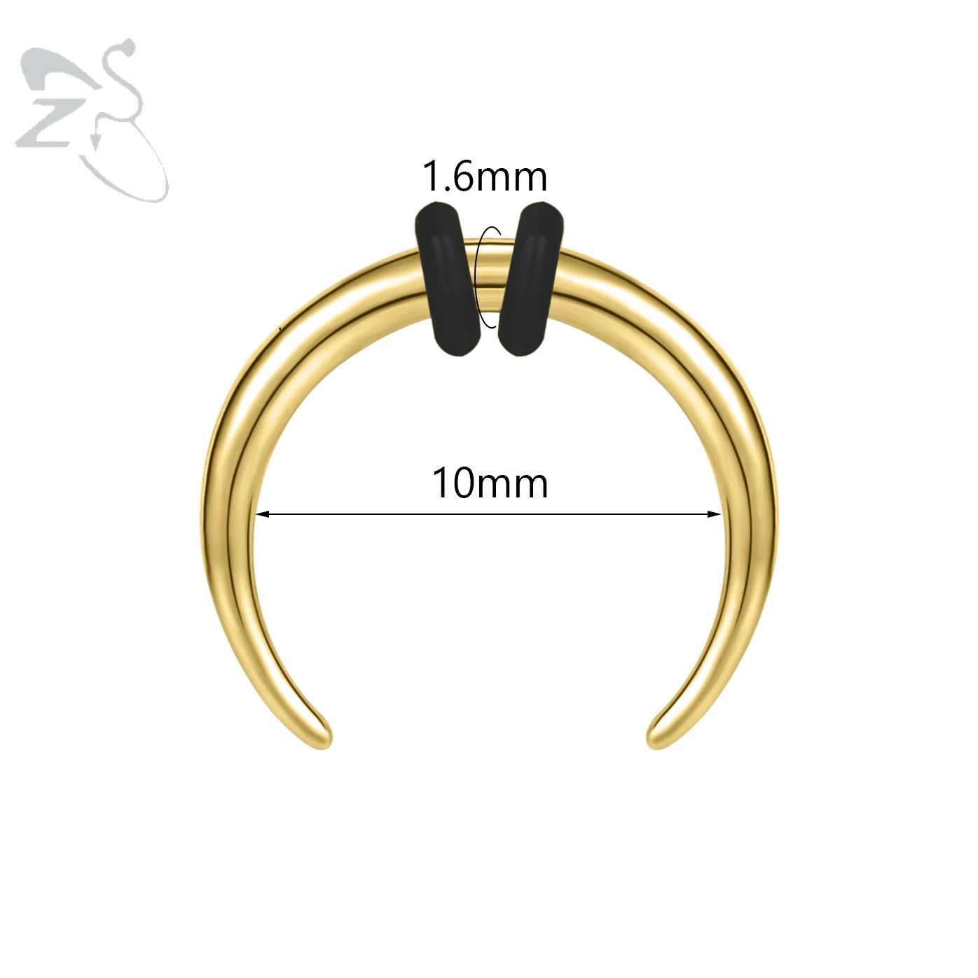 Steampunk Gothic Neo-Gothic Punk Vintage Piercing Buffalo Stainless Steel