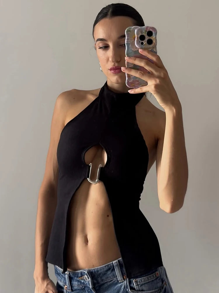 Steampunk Gothic Neo-Gothic Punk Vintage Tank Top Crop Top Backless