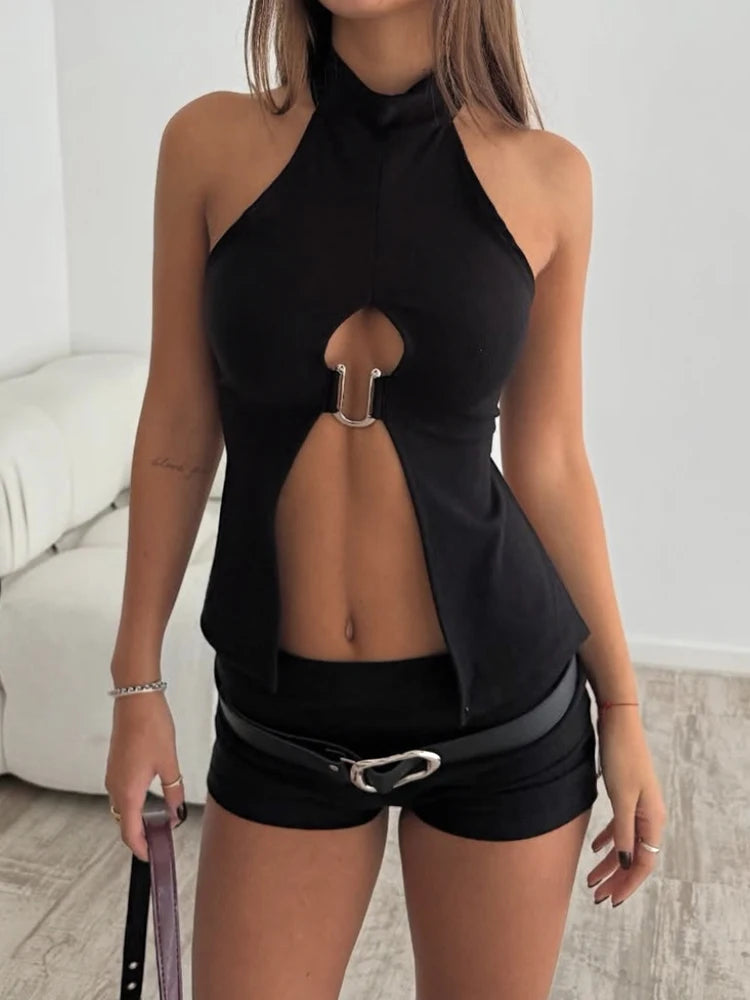 Steampunk Gothic Neo-Gothic Punk Vintage Tank Top Crop Top Backless