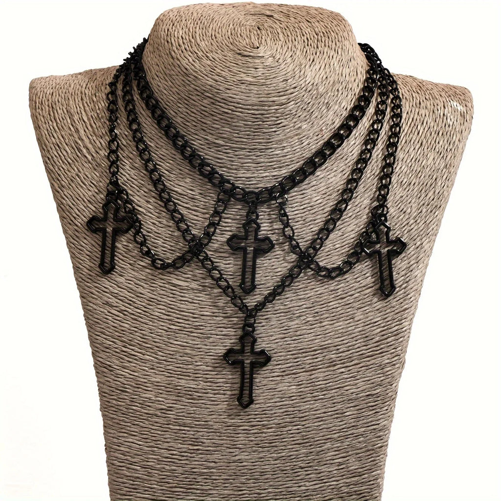 Steampunk Gothic Neo-Gothic Punk Vintage Unisex Necklace Cross