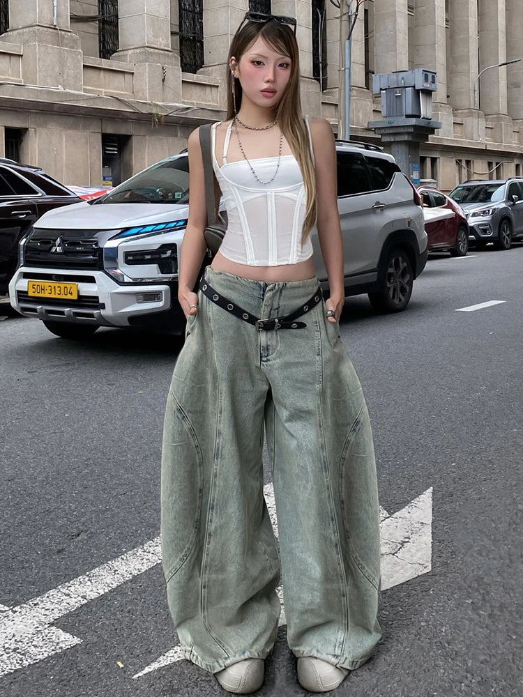 Two Pieces Steampunk Gothic Party Crop Top