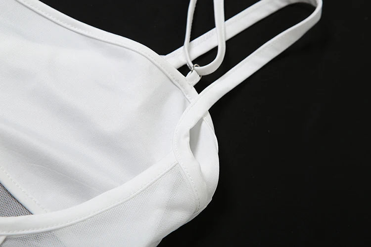 Two Pieces Steampunk Gothic Party Crop Top